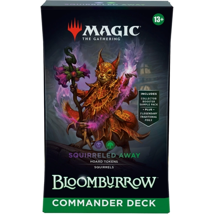 magic the gathering - bloomburrow - squirreled away - mazzo commander (eng)