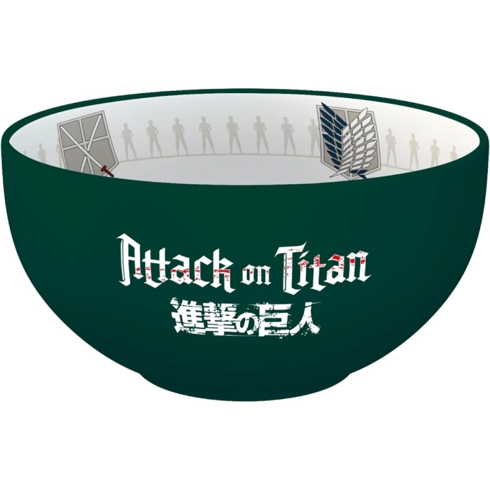 attack on titan - ciotola in ceramica - stemma: 1