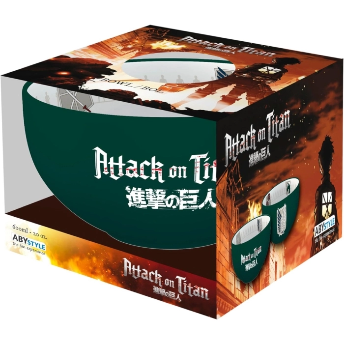 attack on titan - ciotola in ceramica - stemma: 4