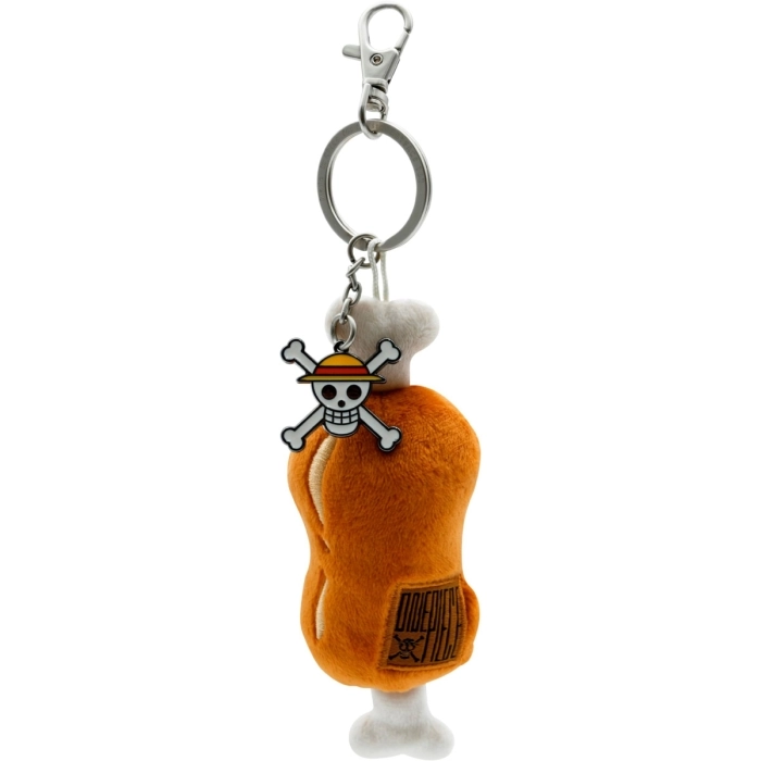 one piece - plush keychain - meat on a bone: 2