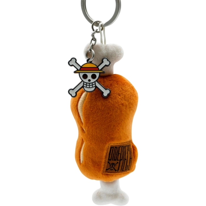 one piece - plush keychain - meat on a bone