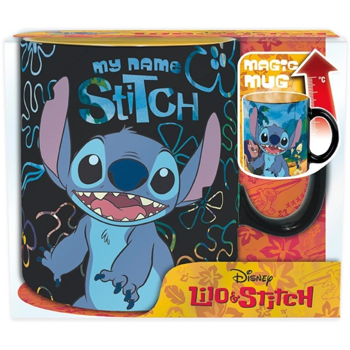 disney: lilo & stitch - tazza heat change 460ml - stitch: 1