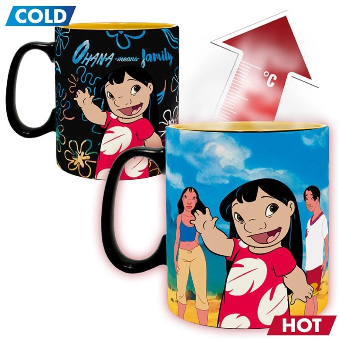 disney: lilo & stitch - tazza heat change 460ml - stitch: 2