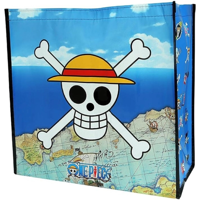 one piece - shopping bag - equipaggio cappello di paglia