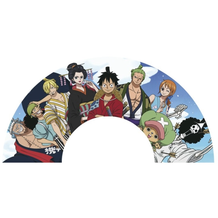 one piece - ventaglio equipaggio cappello di paglia