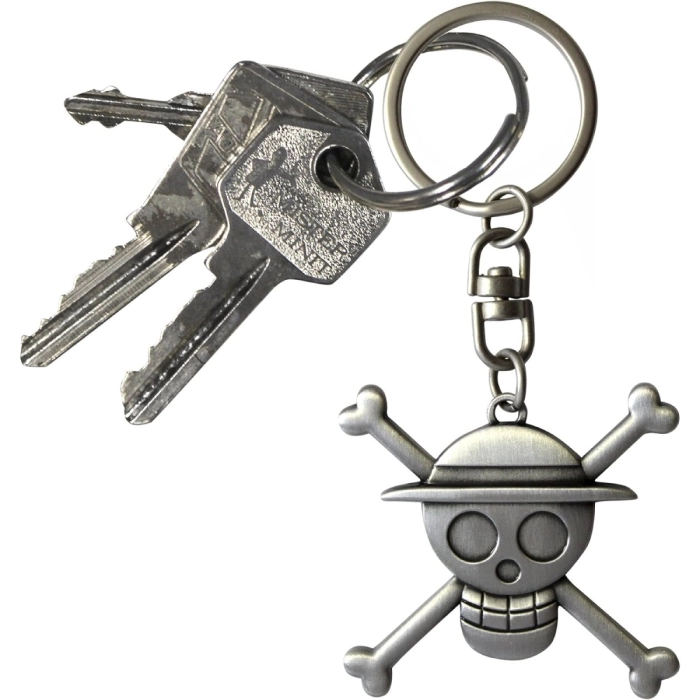 one piece - keychain 3d - skull