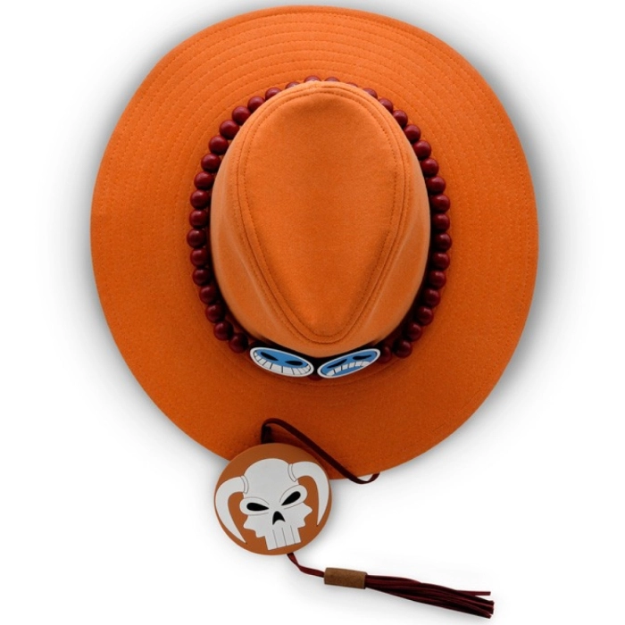 one piece - cappello portgas d. ace - adult size