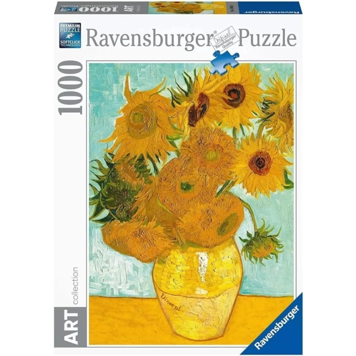 van gogh: vaso di girasoli - puzzle 1000 pezzi