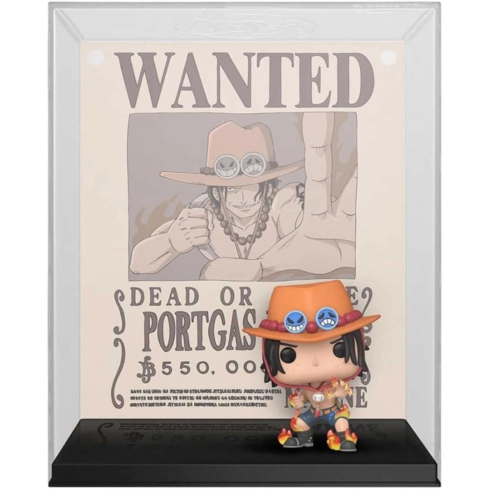 one piece - ace wanted poster 9cm - funko pop 1291