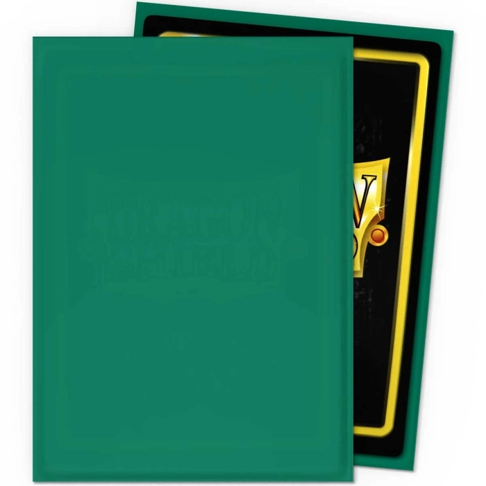 dragon shield standard sleeves - green classic (100 bustine protettive)