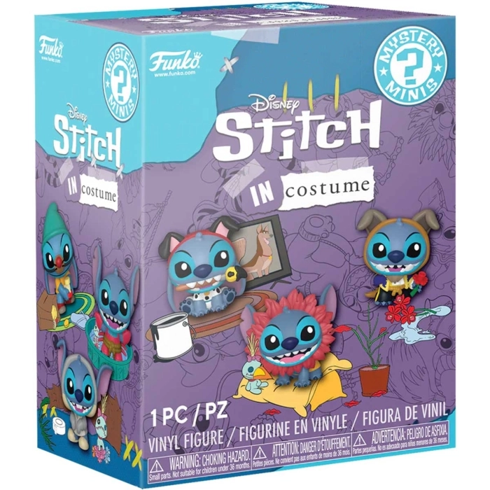 disney: lilo & stitch in costume - stitch 7cm - mystery minis