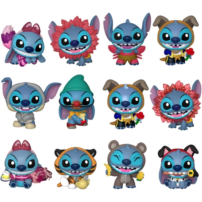disney: lilo & stitch in costume - stitch 7cm - mystery minis