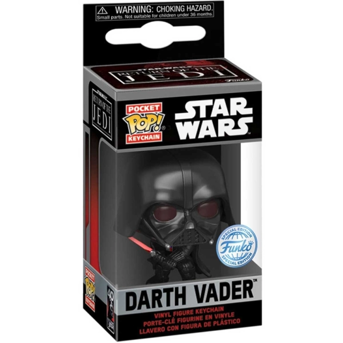 star wars: the return of the jedi 40th anniversary - darth vader 4cm - funko pop keychain