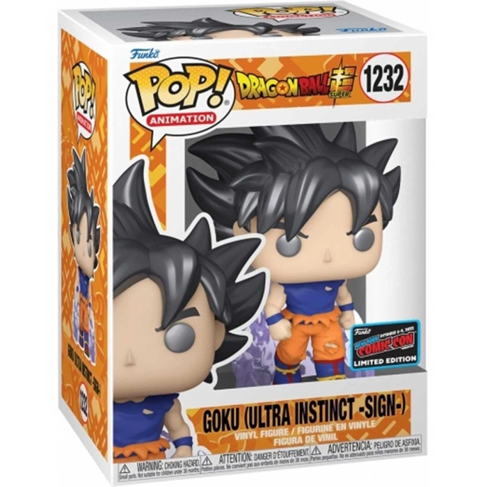 dragon ball super - goku ultra instinct sign 9cm - funko pop 1232