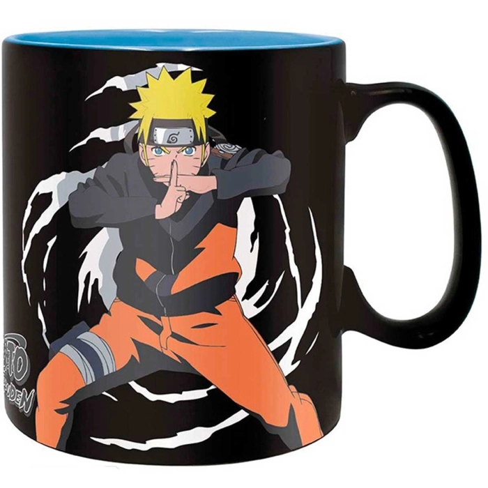 naruto shippuden - tazza 460ml - naruto & kurama