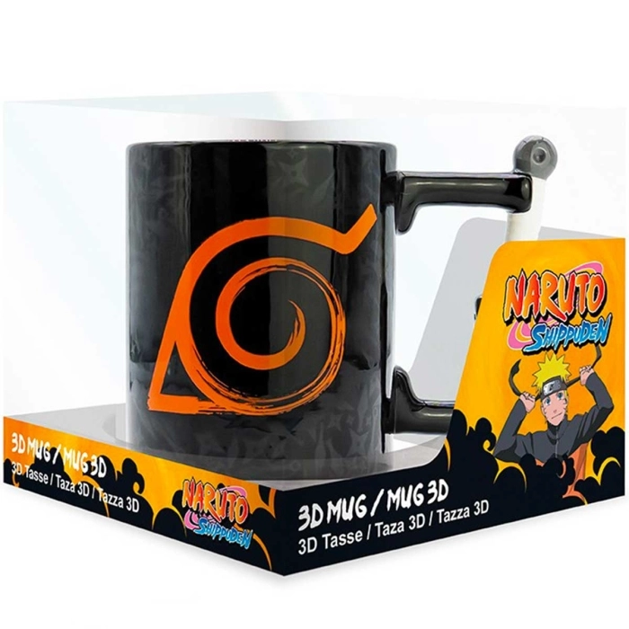 naruto shippuden - tazza 3d - kunai konoha: 1