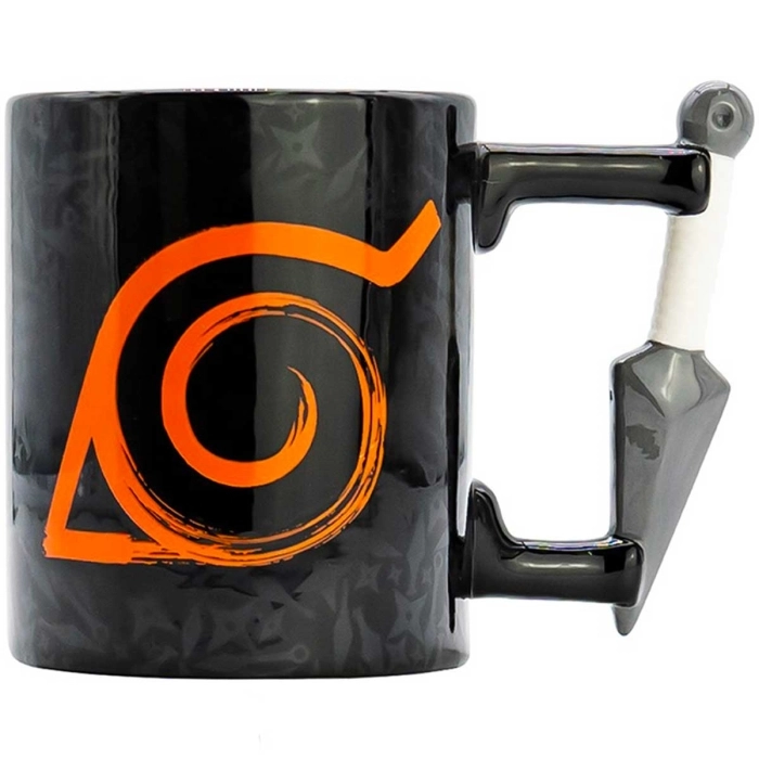 naruto shippuden - tazza 3d - kunai konoha: 3