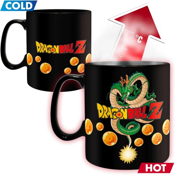 dragon ball z - tazza heat change 460ml - goku & shenron: 2