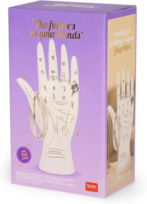 the future's in your hands - portagioielli in ceramica