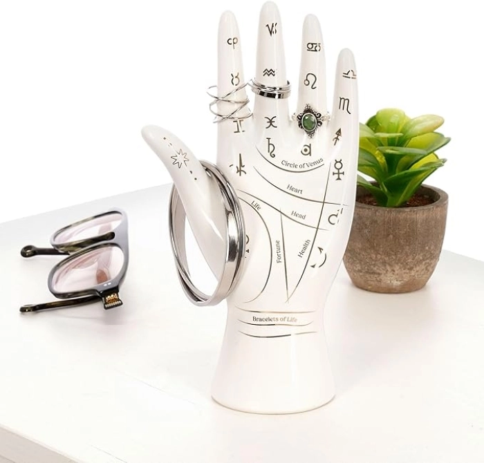 the future's in your hands - portagioielli in ceramica