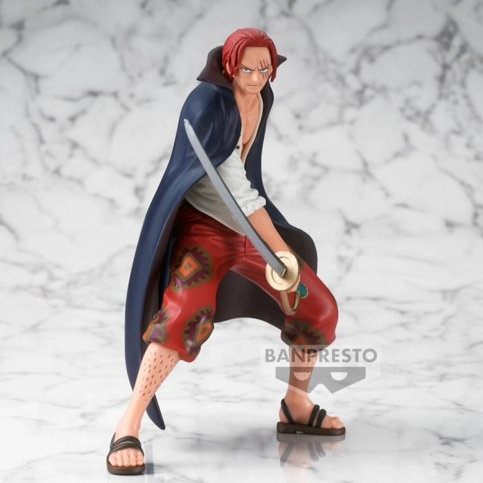 one piece red - battle record posing - shanks - statua 15cm