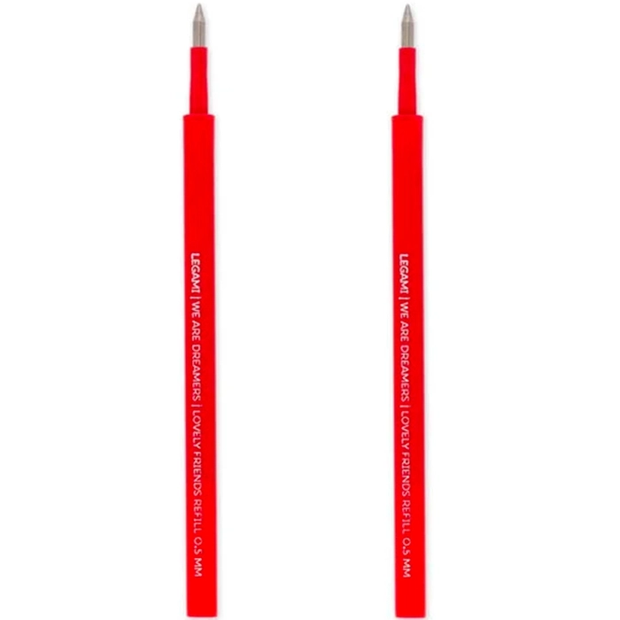 set di 2 refill per penna gel - lovely friends - red: 1