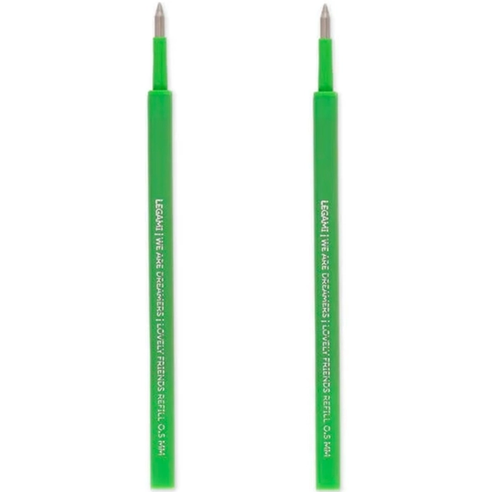 set di 2 refill per penna gel - lovely friends - green: 1