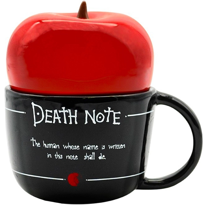 death note - tazza 3d - apple: 4
