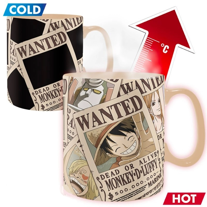 one piece - tazza heat change 460ml - wanted: 3