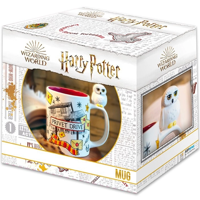 harry potter - tazza 3d - hedwig & privet drive