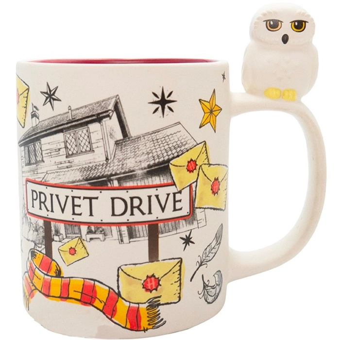 harry potter - tazza 3d - hedwig & privet drive