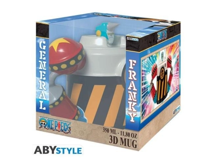 one piece - tazza 3d 350ml - franky shogun
