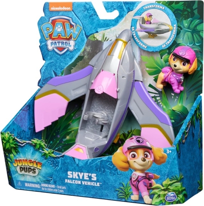 paw patrol jungle pups - veicolo giungla skye