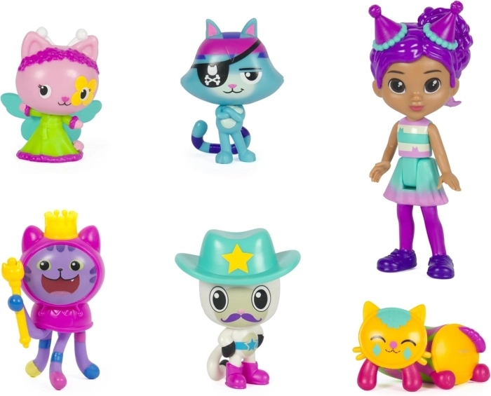 gabby's dollhouse - set deluxe con personaggi - versione celebration: 3