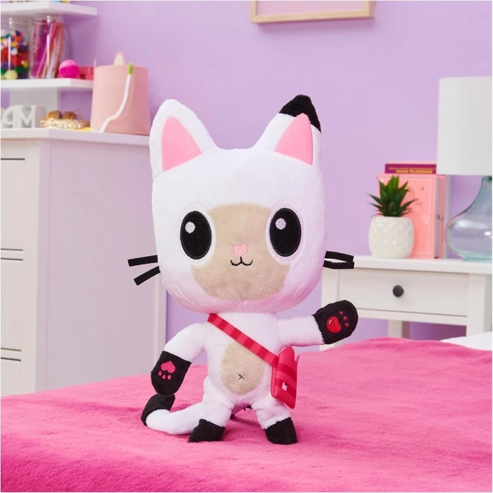 gabby's dollhouse - pandy panda peluche interattivo - 33cm