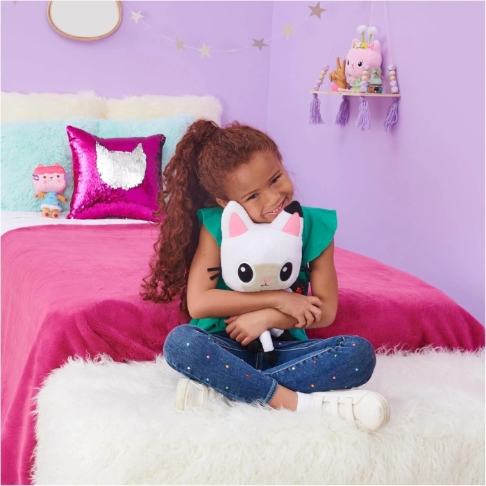 gabby's dollhouse - pandy panda peluche interattivo - 33cm