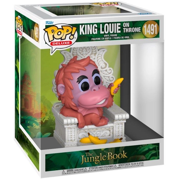disney: the jungle book - king louie on throne 9cm - funko pop 1491