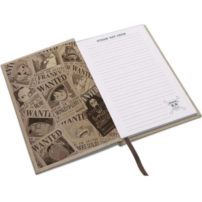 one piece - notebook  a5 - wanted luffy