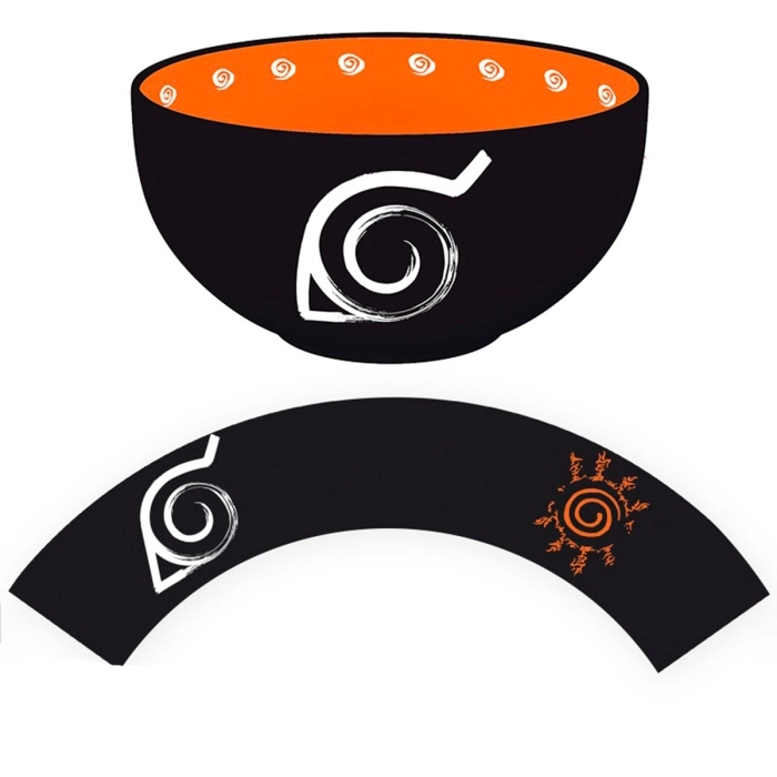 naruto shippuden - ciotola in ceramica - konoha: 3