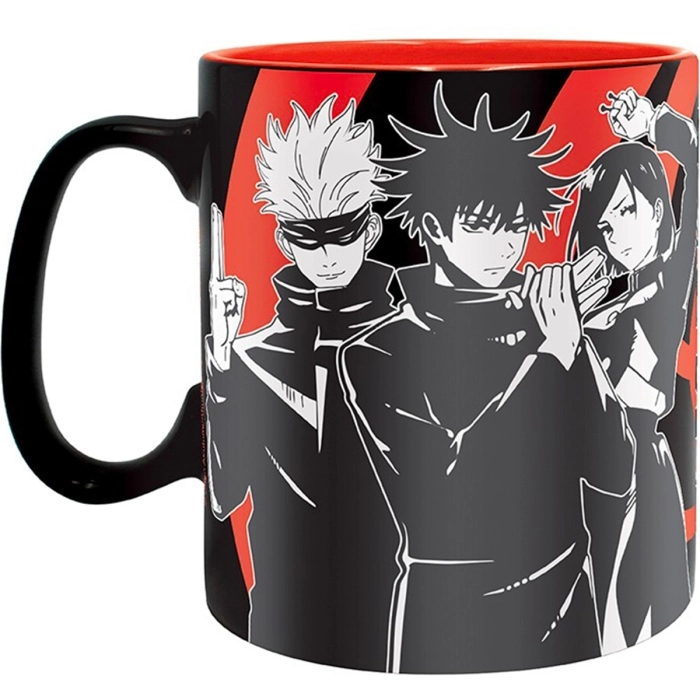 jujutsu kaisen - tazza 460ml - group black & white: 2
