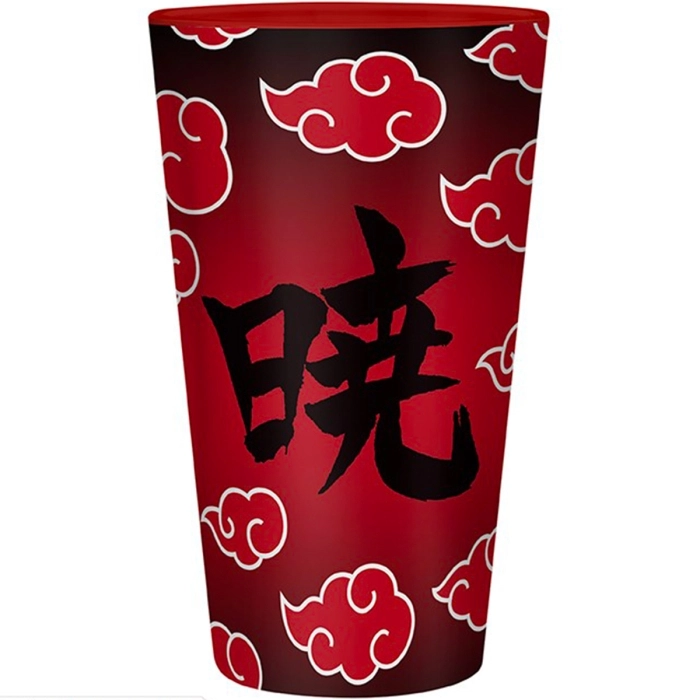 naruto shippuden - bicchiere large glass 400ml - akatsuki: 3