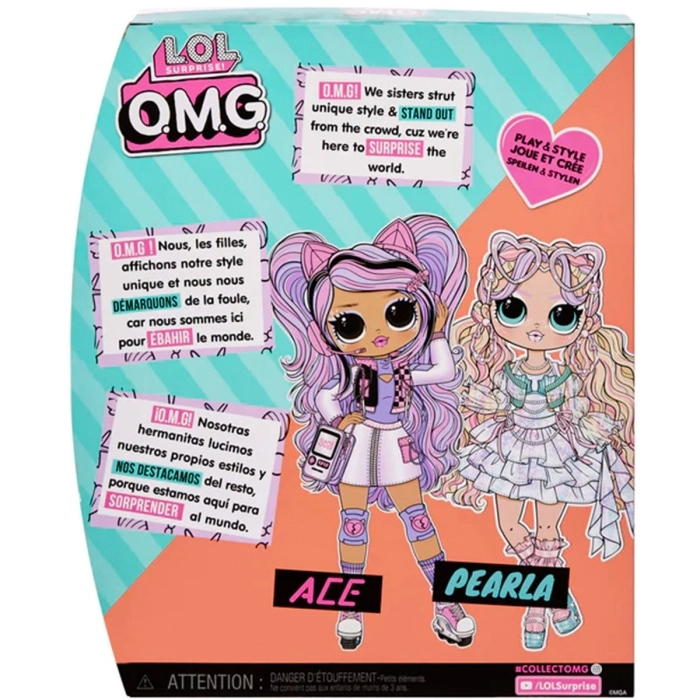 lol surprise omg - pearla - fashion doll 25cm: 6