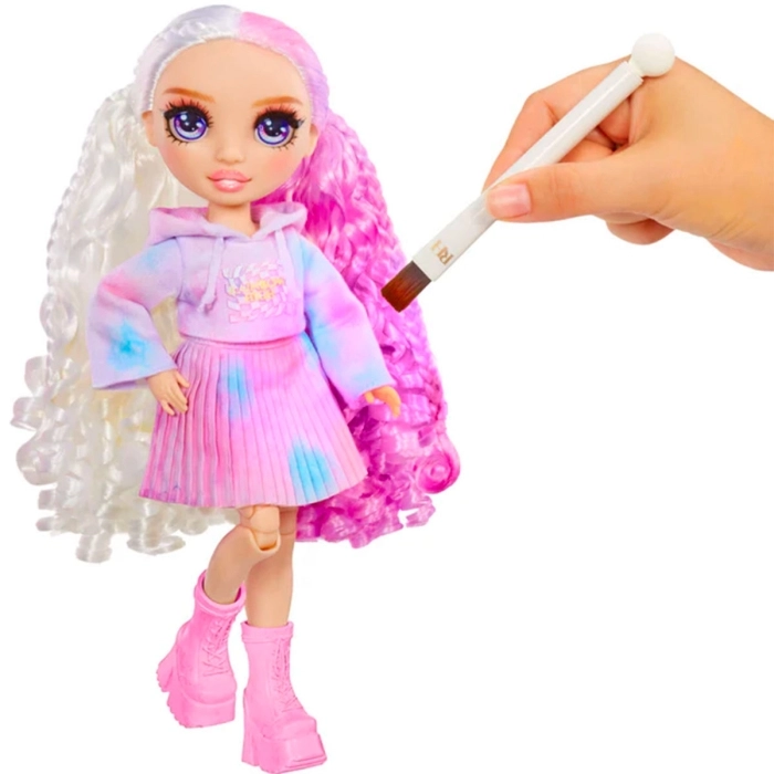 rainbow high - watercolor & create - purple eyes - fashion doll 28cm: 4