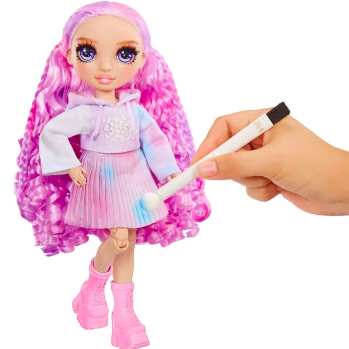 rainbow high - watercolor & create - purple eyes - fashion doll 28cm: 5