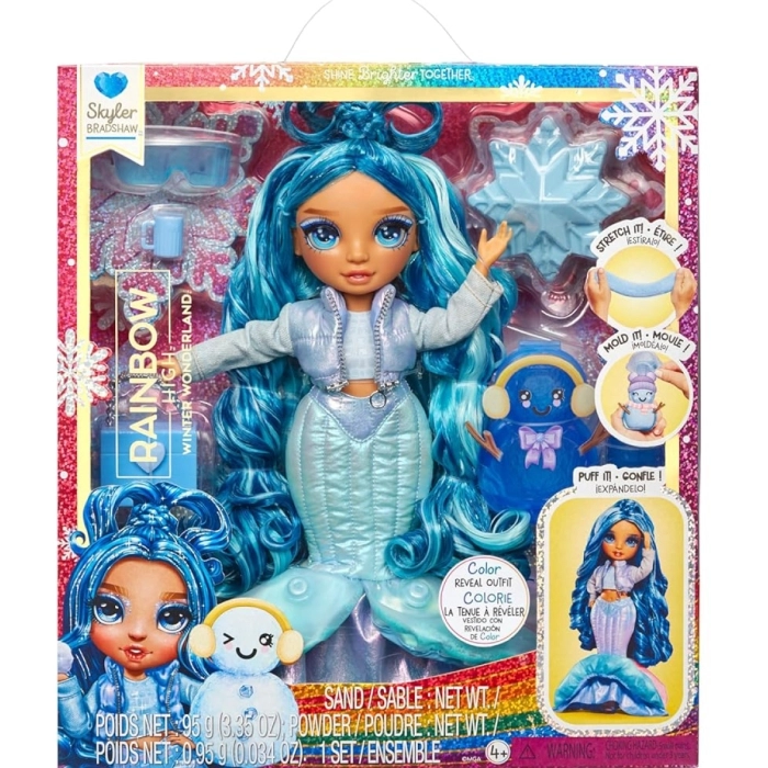 rainbow high - winter wonderland - skyler - fashion doll 28cm: 1