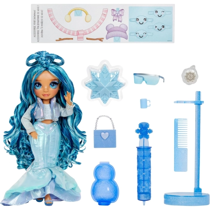 rainbow high - winter wonderland - skyler - fashion doll 28cm: 3