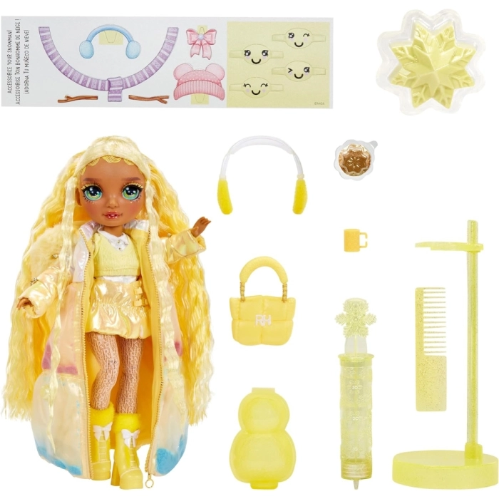 rainbow high - winter wonderland - sunny - fashion doll 28cm: 3