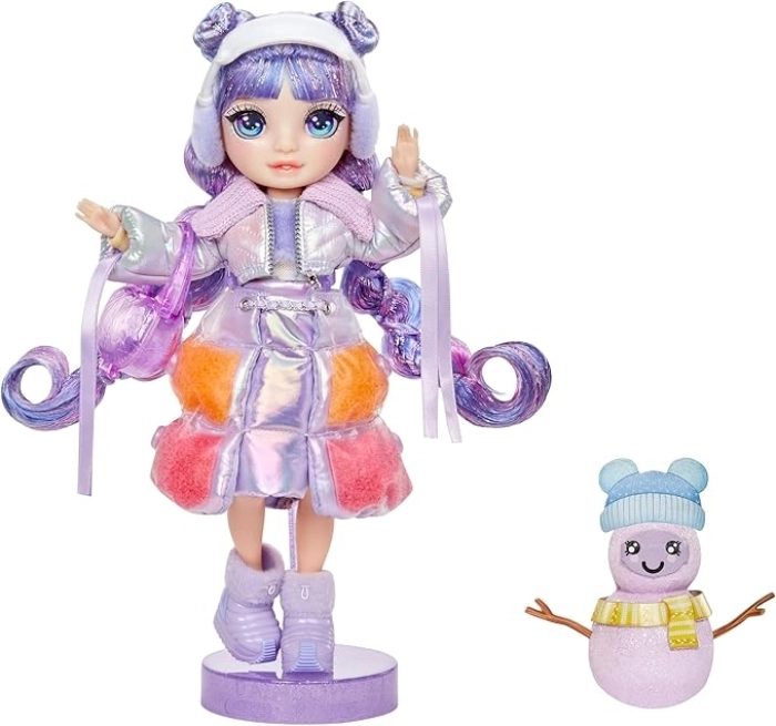 rainbow high - winter wonderland - violet - fashion doll 28cm: 4