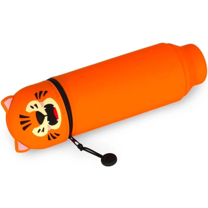 astuccio 2 in 1 in morbido silicone - kawaii - tigre