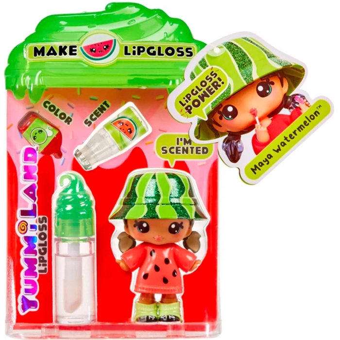yummiland - lipgloss doll - maya watermelon